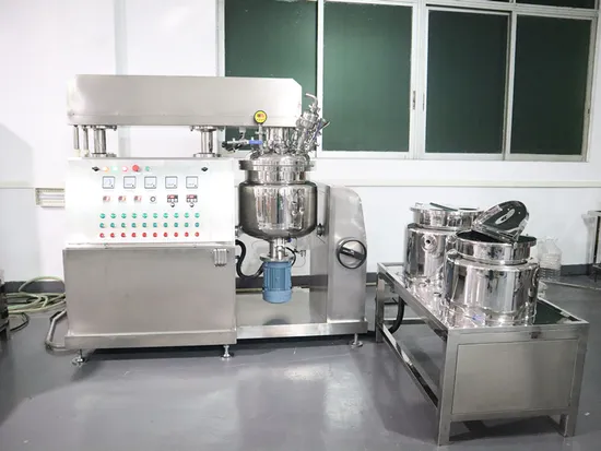 Vacuum Homogeneous Emulsifying Machine Cosmetics Agitator Sun Screen Emulsification Blender /Mixer Machine