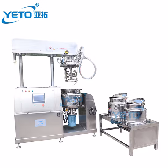 Vacuum Homogeneous Emulsifying Machine Cosmetics Agitator Sun Screen Emulsification Blender /Mixer Machine