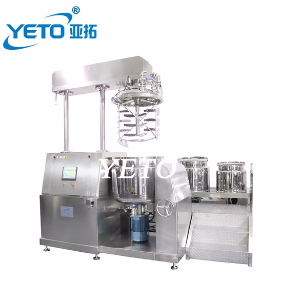 Vacuum Homogeneous Emulsifying Machine Cosmetics Agitator Sun Screen Emulsification Blender /Mixer Machine