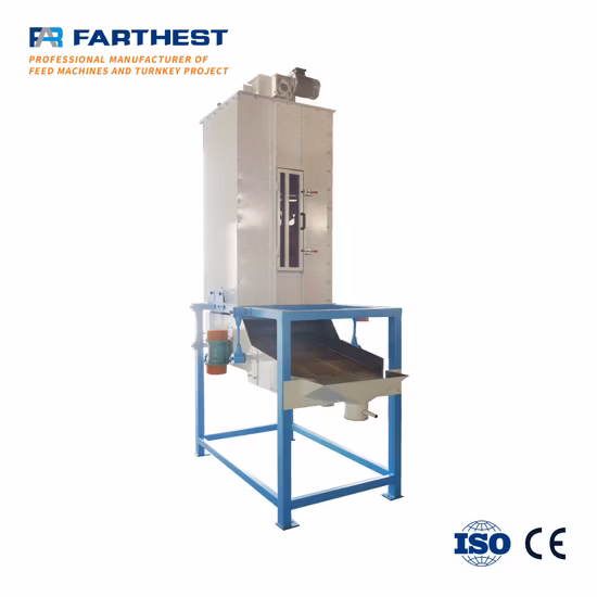 Máquina de enfriamiento y tamizado de piensos para aves de corral de pellets de grano a la venta