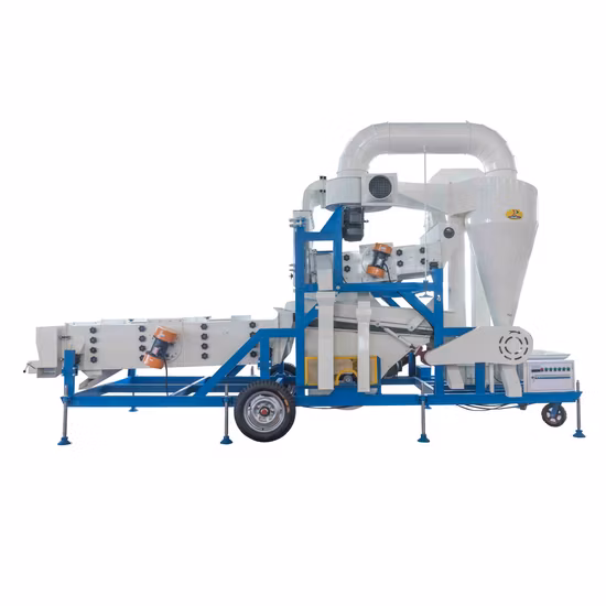 Máquina de cribado de limpieza con tamizado vibratorio de granos de semillas