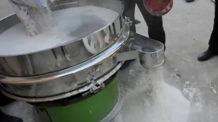 Máquina tamizadora vibratoria en polvo, harina de cebada y malta, proceso de tamizado de alimentos